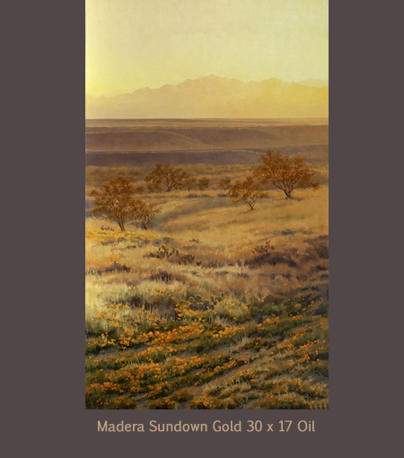 Madera Sundown Gold 30 x 17 Oil 