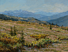 Alpine Scarlet  12 x 16 Oil