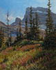 Autumn Fireweed-Glacier National Park  20 x 16 Oil