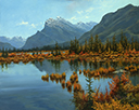 Autumn Scarlet and Sparkle  24 x 30