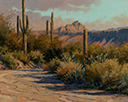 Brushed in Sunrise  11 x 14 Oil