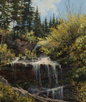 Cascade Chatter  24 x 20 Oil