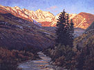 Climbing September Shadows 30 x40 Oil