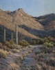 Dashed in Dawn Shadow  18 x 14 Oil