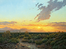 Dash of Sundown and Desert Rain 30 x 40 Oil