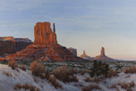 December Dusk - Monument Valley 24 x 36 Oil
