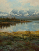 Denali Spring-Wonder Lake, Alaska Range, Alaska  48 x 36 Oil