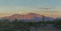 Desert Dusk Dazzle  15 x 30 Oil