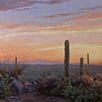 GDesert Dusk Sparkle 12 x 12 Oil