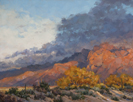Desert Monsoon Rumble  14 x 18 Oil