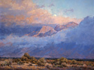 January Desert Moon 30 x 40 Oil