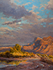 Desert Rain-December Moon 48 x 36 Oil