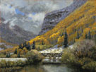 Dusting of September Snow 30 x40 Acrylic