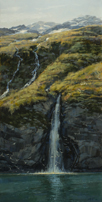 Fall Forever - Prince William Sound, Alaska  30 x 15 Oil