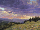 Fall into Sunset - Eagle's Nest 30 x 40 Oil