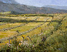 Fencepost Chatter 14 x 18 Oil