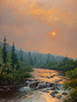 Fire Sky 40 x 30 Oil
