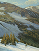 Flight into Evening-Rocky Mt. National Park  18 x 14 Oil