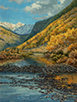 Gore Creek Reflections  16 x 12 Oil 