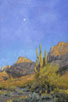 Half Moon Rising - Pusch Ridge  Oil