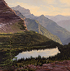 How Far is Forever? Glacier National Park 16 x 16 Oil