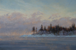 Ice Fog - Lake Superior's North Shore  24 x 36 Oil