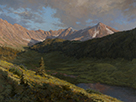 Last Glimmer of Sundown 30 x 40 Oil