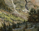 Last Slips of Spring Snow  11 x 14 Oil