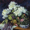 Lavender and Cream 20 x 20 Oil