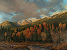 Patchwork of Autumn Aspen  30 x 40 Oil