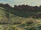 Picacho Spring  9 x 12 Oil