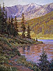 Quiet Dawn Trail 40 x 30 Oil