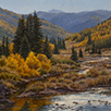 September Glisten  24 x 24 Oil