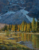 September Tamarack - Canadian Rockies  18 x 14 Oil