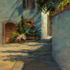 Shadow Patterns and Window Boxes  12 x 12 Oil