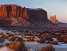Snowfire-Monument Valley  30 x 40 Oil