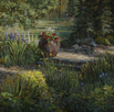 Spring Magic-Betty Ford Gardens, Vail  24 x 24 Oil