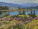 Summer Shoreline Blush 12 x 16 Oil