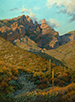 Sundown Trail to Finger Rock  30 x 22 Oil