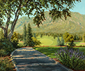 Sunswept Fairway and Lavender  20 x 24 Oil