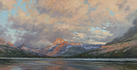 Swiftcurrent Sunrise Storm  15 x 30 Oil