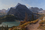 Washed in September Sun-Glacier National Park  24 x 36 Oil
