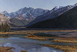 Winding Waters-Icefields Parkway, Canadian Rockies  20 x 30 Oil